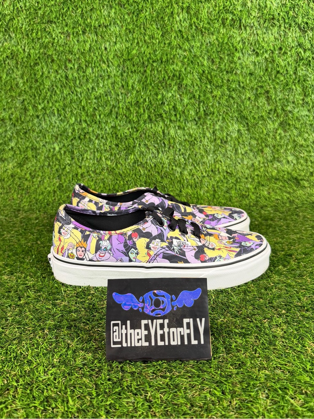 VANS x Disney Villains Shoes Cruella Ursula Maleficent Evil Queen Women’s Size 7
